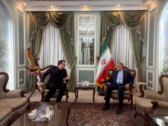 دیدار و گفتگوی مدیر امور پژوهشی و ارزشیابی «سمت» با سفیر جمهوری اسلامی ایران در روسیه